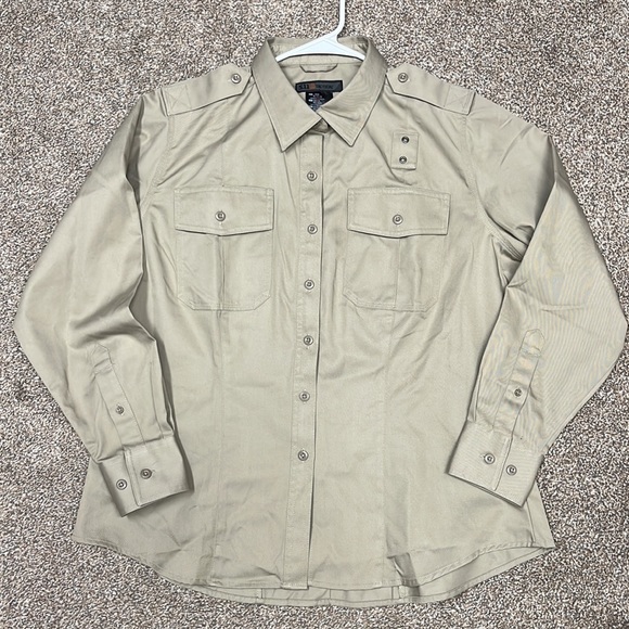 5.11 Tactical Women's Twill PDU Class-A Long Sleeve Shirt Size L - Picture 5 of 11